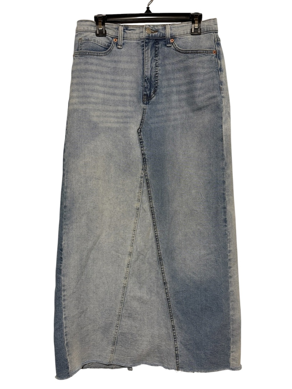 Jessica Simpson Denim Jean Maxi Skirt Size 6 Long Modest 90s Y2K Stretch